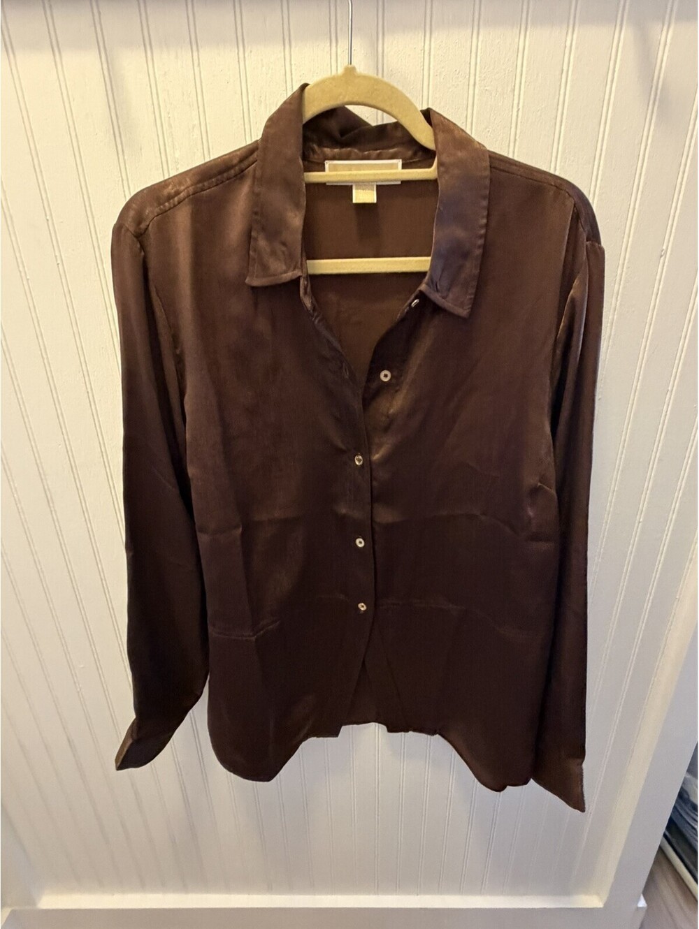 Michael Kors Shirt Size XL Brown button down